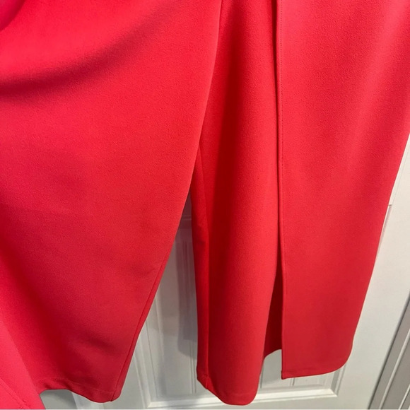 London‎ Times Bright Rose Pink Sleeveless Belted Skirted Jumpsuit. Size 14. - Picture 11 of 14
